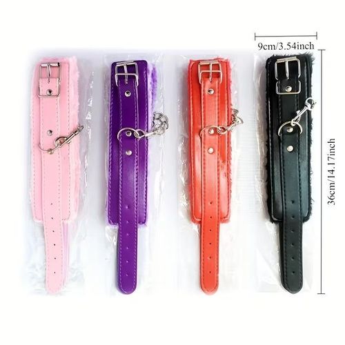product_image_name-Generic-Leather Plush Handcuffs and Footcuffs - Alternative Toys for Couplesl-5