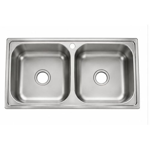 Kitchen Sink - Double Bowl Silver  - High Density - image 4