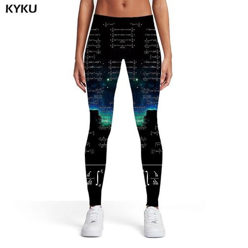 Shop Generic Kyku Math Leggings Women Nebula Sexy Retro Trousers