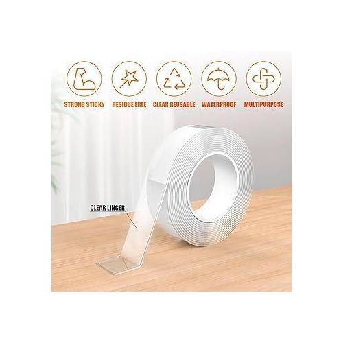 Generic Multifunctional Magic Nano Double-Sided Grip Tape Trans - image 2