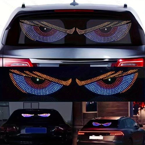 Generic 2pcs LED car demon eye dynamic lights for rear window/tail light - image 3