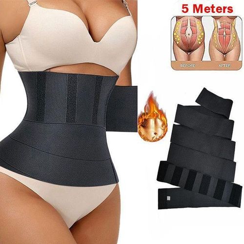 Generic Tummy Wrap/Waist Trainer Belt Control - 5m Black