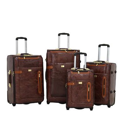 Shop Delron Travelmate Leather Luggage Set - 4 Pieces Online | Jumia Ghana