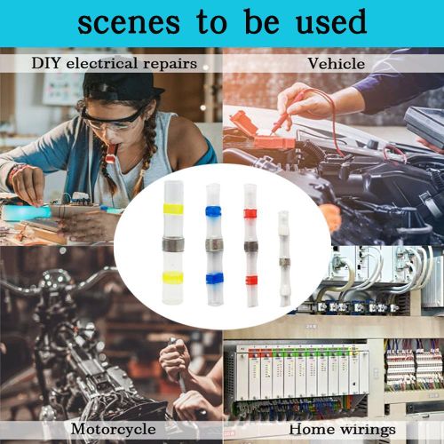 product_image_name-Kashemano-100PCS Solder Seal Wire Connectors Kit Heat Shrink Waterproof Insulated Electrical Crimp Wire Terminal For Automotive boat-6