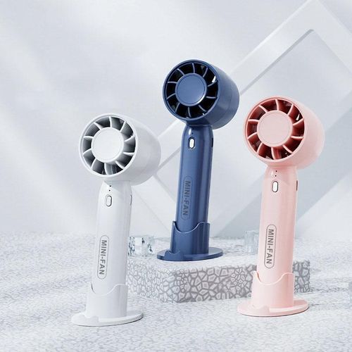 product_image_name-Generic-1pc Portable Mini Fan, Handheld USB Electric Fan-Three Gears Wind Quiet & Powerful, Small & Compact Perfect for Travel, Built-in Rechargeable Large Capacity Battery Provides Long Duration-1