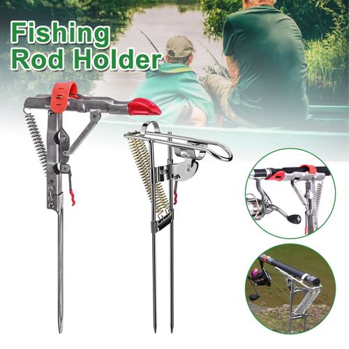 Shop Generic Automatic Double Spring Angle Pole Fish Pole Bracket Standard Rod  Holder Upgrade type Online