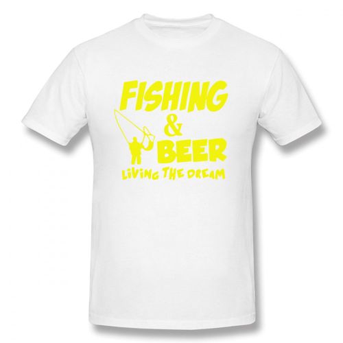 Shop Generic Funny Love Fishing TShirt Men Just Fish It Funny T-Shirt Short  Sleeves HHop Oversized O-Neck Cotton T Shirts-WHITE Online