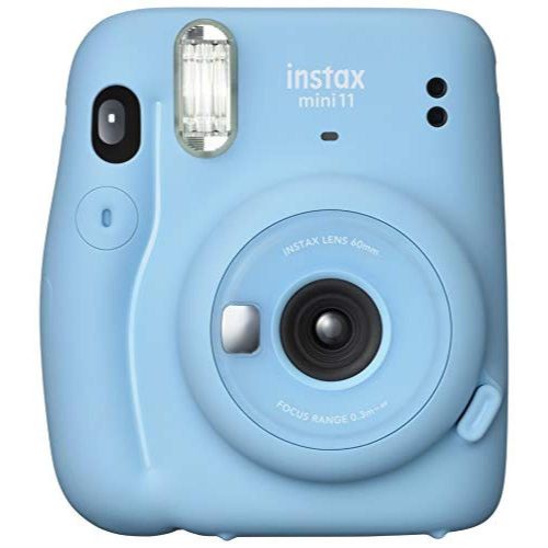 Shop Fujifilm instant camera Instax instax mini 11 sky blue INTO THE ...