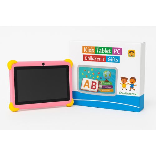 product_image_name-Generic-Kids Learning Tablet PC – 7-inch Touch Screen – Educational Apps – WiFi – Dual Camera – Shockproof Silicone Case-1