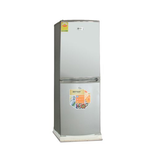 Mitsui 142 Litres - ME188A Double Door Combination Fridge - Silver Steel