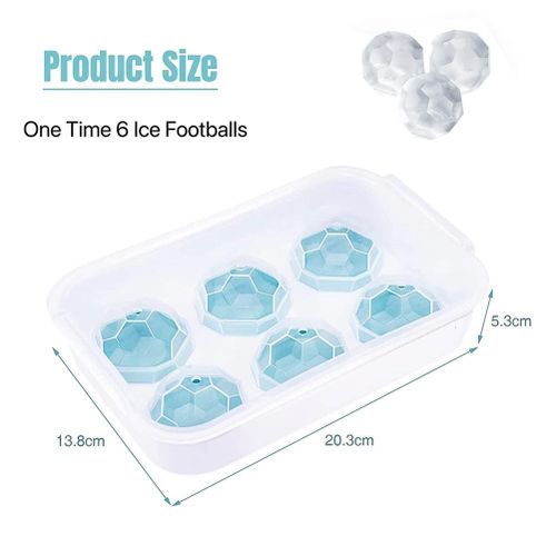 Football Ice Cube Mold Or Ice Ball Maker Is Ice Trays For Freezer