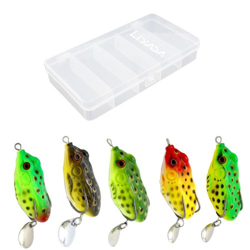 Shop Generic LIXADA 5 Pcs Soft Fishing Lures Kit Bionic Frog Fishing Baits  Lifelike Floating Lures Artificial Bait with Hook Fishing Tackle 2.2 in 0.4  oz / pc Online