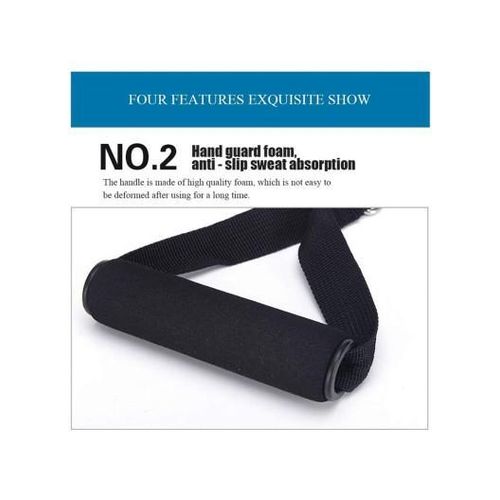 Generic 5 Pcs Stackable Exercise Resistance Band Set - Black - image 7