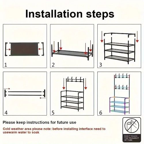 product_image_name-Fashion-Hat & Shoe Rack( For Bag, Cap, Multipurpose Use )--5 Layer-7