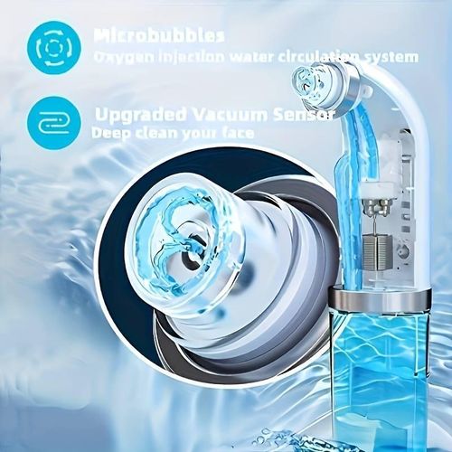 product_image_name-Generic-USB rechargeable facial cleanser with 6 replaceable cleaning heads, handheld foam oxidation skin care tool, facial cleansing massage skin care Meikai tool set-6