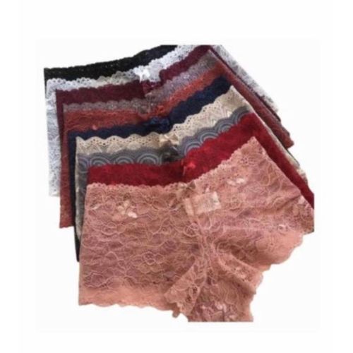 product_image_name-White Label-10 Pieces Of Lace Panties Set - Muliticolor-2