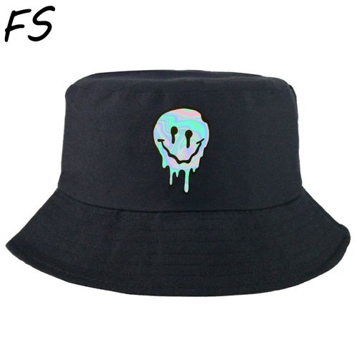 Shop Generic funny smile bucket Hat men women spoof fishing cap brand  casual out Cold sunscreen fisherman hats Hip hop casual panama cap-Style 8  Online