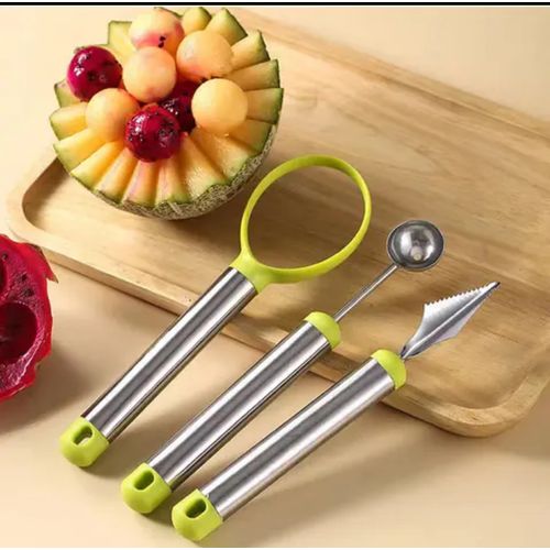 product_image_name-A & Shine-Fruit Knife Cutting Set - Multicolours -1