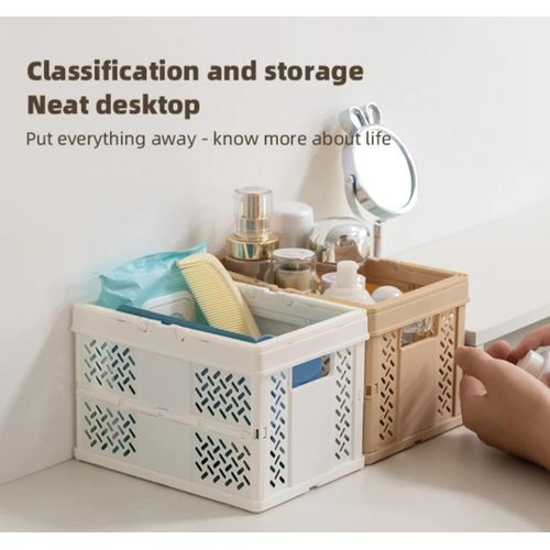 Ba Multi potable desktop snack storage basket hollow out handle shopping storage basket