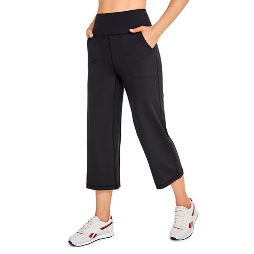 Generic Yoga Women's Capri Stretchy Wide Leg Sweatpants With