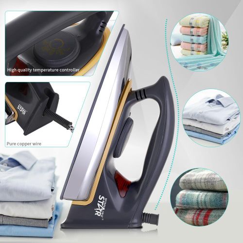 product_image_name-WINNING STAR-ST-5012 D Electric Dry Pressing Iron - 1600W - Silver/Grey-3
