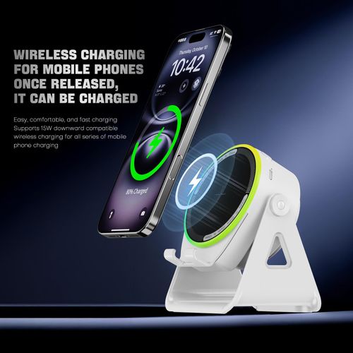 product_image_name-Vodra-4-in-1 Wireless Charging Stand with 5.3 Bluetooth Speaker Induction Speaker – Black-4