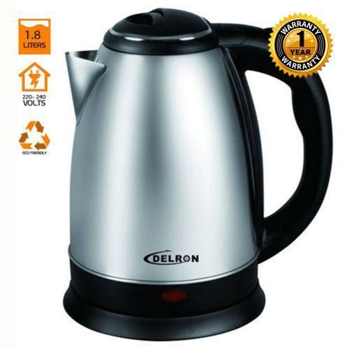 product_image_name-Delron-Quality 1.8L -  Electric Kettle - Black/Silver-1