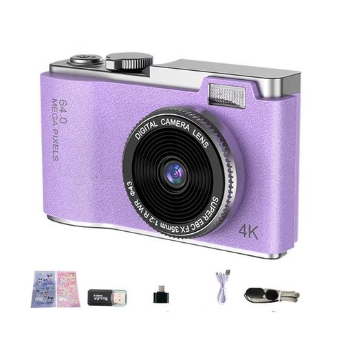 product_image_name-Generic-2.4 inch Dual-lens 4K HD CCD Camera Retro Kids Camera-1