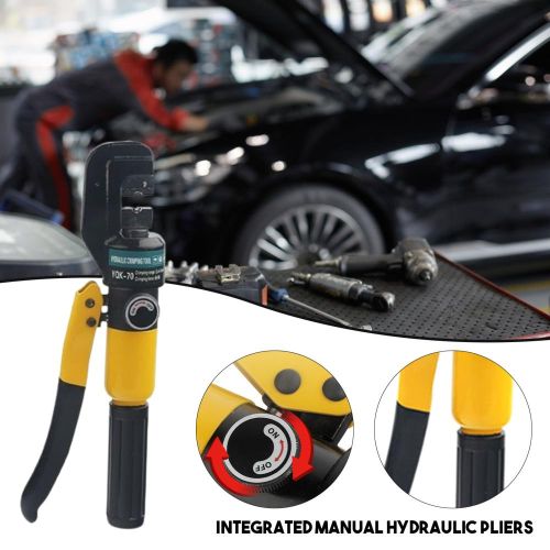 Shop Generic Hand Operated Hydraulic Crimping Tool Electrical Terminal ...