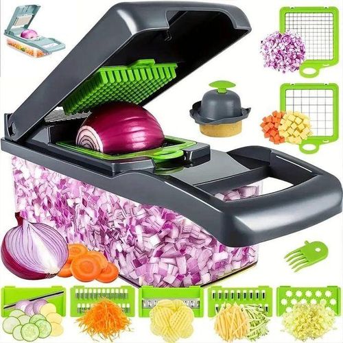 product_image_name-Generic-Plastic Vegetables Cutter - Multicolor-1