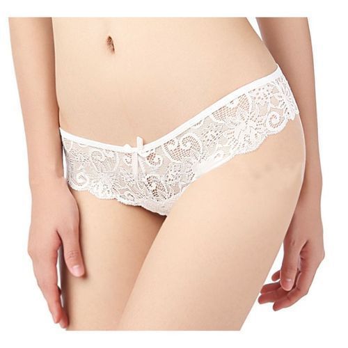 Shop Fashion 4 In 1 Women Lace G-Strings Panties Sexy Underwear Low-waist  Lingerie Plus Size Online