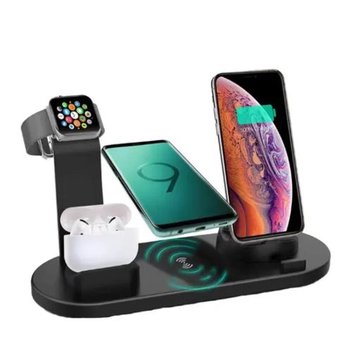 product_image_name-WIRELESS CHARGER-6in1 Max Magnetic Charger for IPhone,  Apple Watch, Android phone, AirPods,  Type-C, T268C- White-1