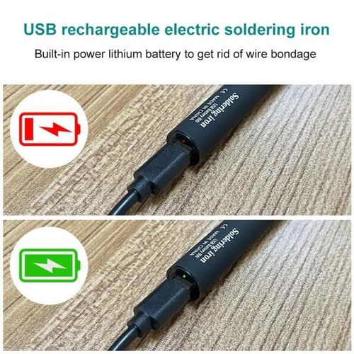 Generic Wireless Charging Electric Soldering Iron Solder Iron USB 5V 8W Fast Charging - image 3