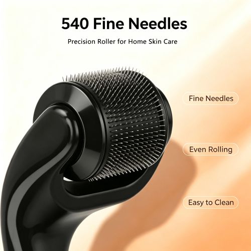 Generic 540 Needles Beard Roller, Microneedle for Growth & Skin Care - image 2