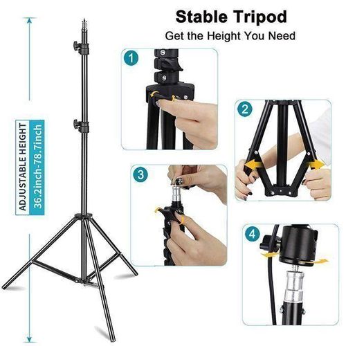 Generic 14 Inch Ring Light with Tripod Stand & Phone Remote - image 2