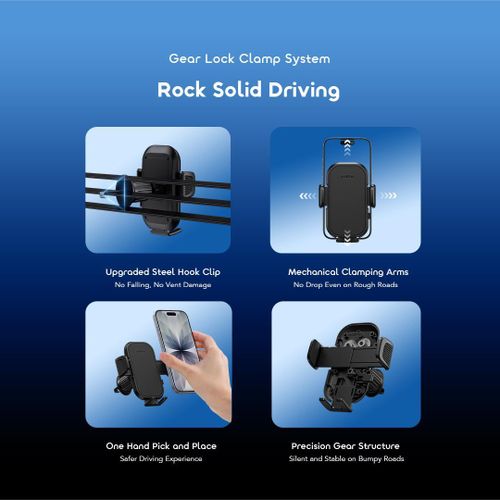 Oraimo Hydra 7 Stable Flexible Car Mount - image 4