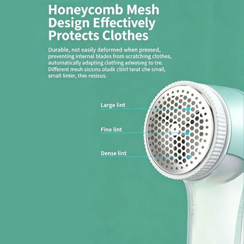 viwomik Rechargeable Fabric Shaver Sweater Defuzzer Replaceable Blades Portable for Clothes Care - image 2