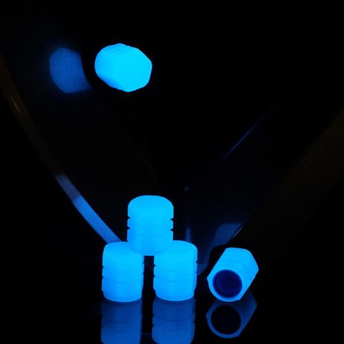 product_image_name-Generic-4pcs / Set Luminous Tire Valve Cap Electric Motorcycle Vacuum Tire Valve Cover-1