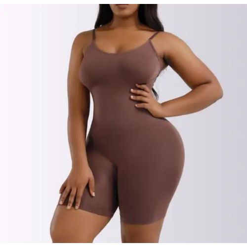 product_image_name-AD-Sexy Body Shaper Suit For Woman - Brown -1
