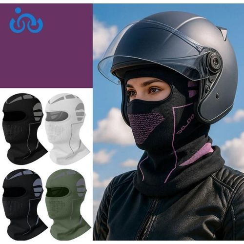 product_image_name-AD GALAXY- Motorcycle Balaclava Face Mask/Cover - Black -2