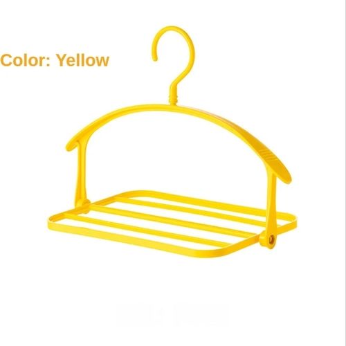 Generic 12Pcs MultiFunctional 4 Layers Reversible Magic Hanger Foldable Flip Drying Rack - image 7