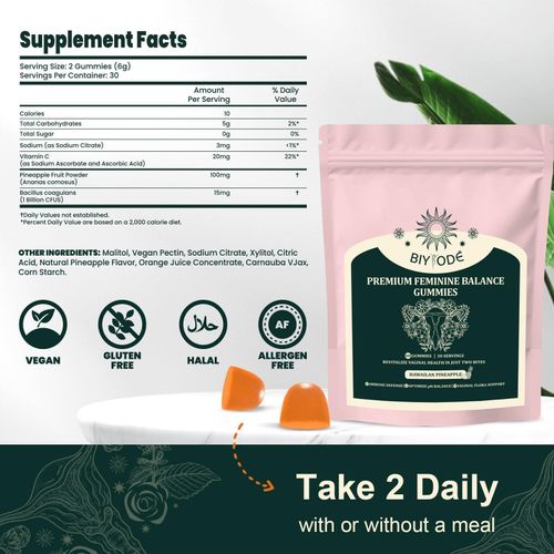 Generic Biyode Premium Feminine Balance Gummies - image 8