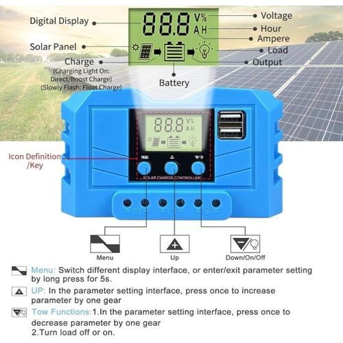 product_image_name-Generic-30A 2USB Intelligent Regulator PWM Solar Charge Controller-7