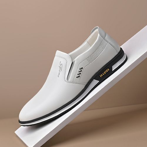 product_image_name-ALagzi-Men's Outdoor Formal Leather Shoes Louboutins - White-4