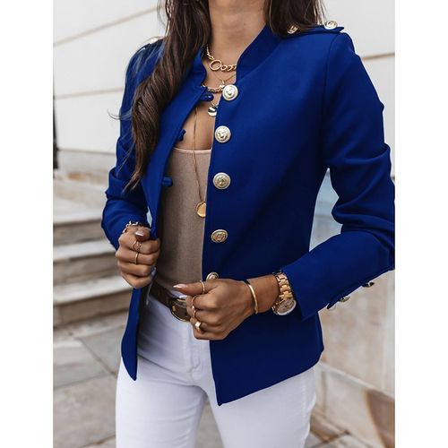 Women's fleece jacket, royal blue