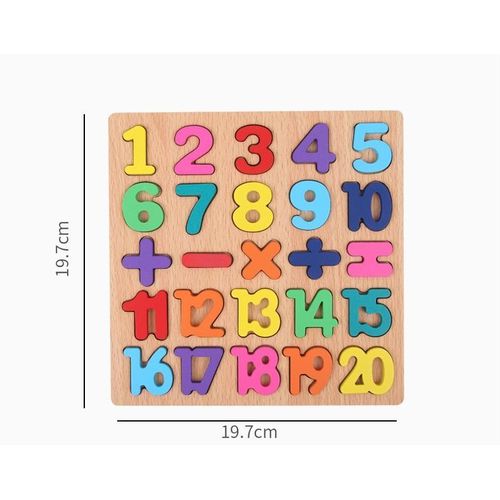 product_image_name-Generic-3 pack Children's Digital Alphabet ,numbers Building Blocks and Shape Cognitive Hand-held Wooden Puzzle 1-3-6 Years Old Kindergarten Early Education Toys -2