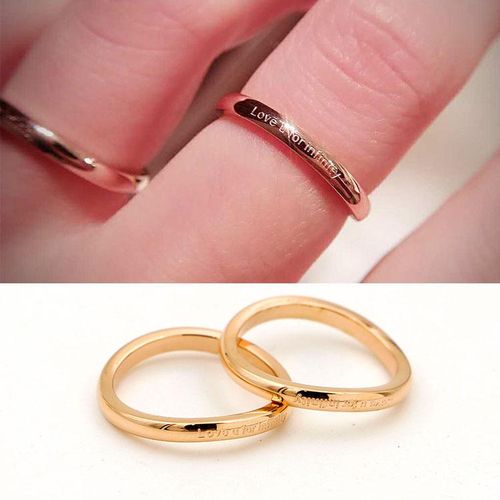 14K Gold & Diamond Tiny Pinky Ring – Belladaar