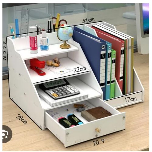 AD Vervet Desktop Organiser Station - Multicolour