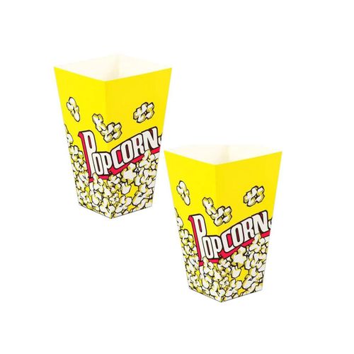 product_image_name-Generic-100pc Popcorn Serving Boxes 32oz Food Packaging - Yellow-2
