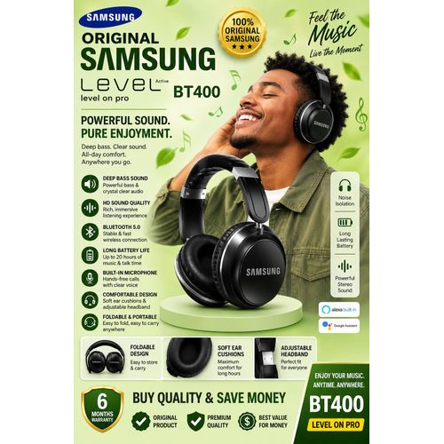 Generic Premium Samsung BT400 Level Active Wireless Bluetooth Headset - image 3